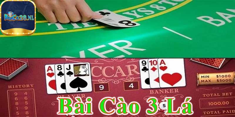 Bài cào 3 lá tại nền tảng banca28